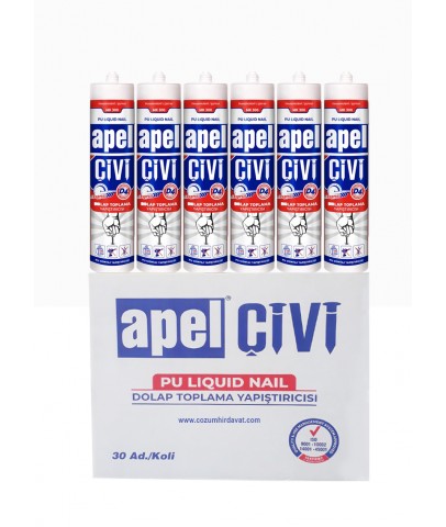 Apel Sıvı Çivi / PU Montaj Kit 390gr. (Koli)