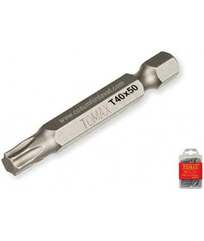 TOMAX Torx Bits Uç T40x50 30'lu TOMAX Torx Bits Uç T40x50 30'lu