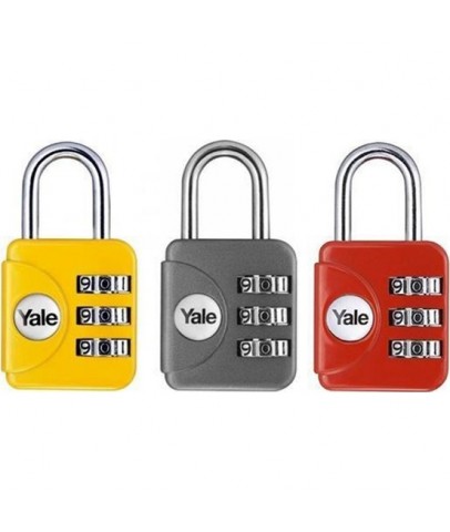 Yale Kombinasyon Seyahat Asma Kilit YP1/28/121/1/Y Yale Kombinasyon Seyahat Asma Kilit YP1/28/121/1/Y